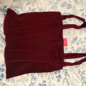 Edikted Burgundy Top